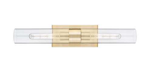 Downtown Urban Two Light Bath Vanity in Champagne Bronze (405|6172WCBG61711CL)