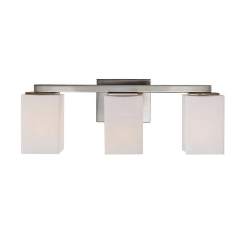 Capri Three Light Bath Vanity in Brushed Nickel (137|V68033BN)