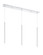Forest LED Linear Chandelier in Chrome (224|917MP24WHLED3LCH)
