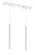 Forest LED Linear Chandelier in Chrome (224|917MP24CHLED2LCH)