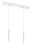 Forest LED Linear Chandelier in Chrome (224|917MP12WHLED2LCH)