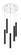 Forest LED Chandelier in Chrome (224|917MP12MBLED5RCH)
