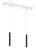 Forest LED Linear Chandelier in Chrome (224|917MP12MBLED2LCH)