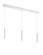 Forest LED Linear Chandelier in Chrome (224|917MP12CHLED3LCH)