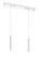 Forest LED Linear Chandelier in Chrome (224|917MP12CHLED2LCH)