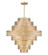 Dealey 25 Light Chandelier in Heirloom Brass (224|822P45HB)