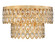Dealey Nine Light Flush Mount in Heirloom Brass (224|822F20HB)