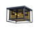 Infinity Four Light Flush Mount in Misty Charcoal (224|802F16MC)