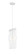 Contour One Light Pendant in White (224|801MPWH)