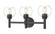 Sutton Three Light Vanity in Matte Black (224|75023VMB)