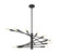 Ascension 16 Light Chandelier in Matte Black (224|73716MB)