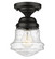 Vaughn One Light Flush Mount in Matte Black (224|736F1MB)
