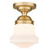 Vaughn One Light Flush Mount in Heritage Brass (224|735F10HBR)