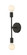 Modernist Two Light Wall Sconce in Matte Black (224|7312SMB)