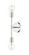 Modernist Two Light Wall Sconce in Chrome (224|7312SCH)