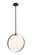 Midnetic One Light Pendant in Matte Black (224|730P12MB)