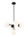 Midnetic Five Light Pendant in Matte Black (224|7305MB)