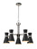 Soriano Five Light Chandelier in Matte Black / Brushed Nickel (224|7285MBBN)