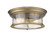 Sonna Two Light Flush Mount in Heritage Brass (224|727F13HBR)
