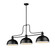 Melange Three Light Billiard in Matte Black (224|7253MBD12MBBN)