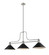 Melange Three Light Billiard in Brushed Nickel (224|7253BNMMB)