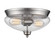 Amon Two Light Flush Mount in Brushed Nickel (224|722F2BN)