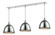 Mason Three Light Linear Chandelier in Chrome (224|711P133CH)