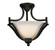 Lagoon Two Light Semi Flush Mount in Matte Black (224|703SFMB)
