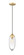 Arden One Light Pendant in Rubbed Brass (224|651PRB)