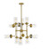 Calliope 12 Light Chandelier in Foundry Brass (224|61712FB)