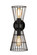 Alito Two Light Wall Sconce in Matte Black (224|60152SMB)
