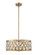 Dealey Six Light Chandelier in Heirloom Brass (224|601024HB)