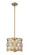 Dealey Three Light Chandelier in Heirloom Brass (224|601012HB)