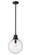 Laurent One Light Outdoor Pendant in Black (224|599P12BK)