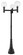 Laurent Three Light Outdoor Post Mounted Fixture in Black (224|599BP3564PBK)