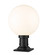 Laurent One Light Outdoor Pier Mounted Fixture in Black (224|597PHB533PMBK)