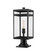 Nuri One Light Outdoor Pier Mounted Fixture in Black (224|596PHMR533PMBK)