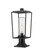 Sheridan One Light Outdoor Pier Mount in Black (224|594PHMR533PMBK)