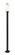 Sana Two Light Outdoor Post Mounted Fixture in Black (224|593PHMS536PBK)