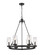Marlow Six Light Outdoor Chandelier in Matte Black (224|5896BK)