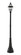 Westover Three Light Outdoor Post Mounted Fixture in Black (224|580PHB564PBK)