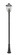 Talbot Three Light Outdoor Post Mounted Fixture in Black (224|579PHXLR519PBK)