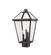 Talbot Three Light Outdoor Post Mount Fixture in Black (224|579PHBSBK)