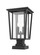 Seoul Two Light Outdoor Pier Mounted Fixture in Black (224|571PHBSSQPMBK)