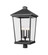 Beacon Four Light Outdoor Post Mount Fixture in Black (224|568PHXXLRBK)