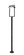 Luttrel LED Outdoor Post Moun Fixture in Black (224|566PHXLR567PBKLED)