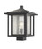 Aspen One Light Outdoor Post Mount Fixture in Black (224|554PHBSBK)