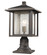 Aspen One Light Outdoor Pier Mounted Fixture in Oil Rubbed Bronze (224|554PHB554PMORB)