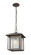 Aspen One Light Outdoor Chain Mount Ceiling Fixture in Oil Rubbed Bronze (224|554CHBORB)