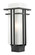Abbey One Light Outdoor Post Mount Fixture in Black (224|549PHMBK)